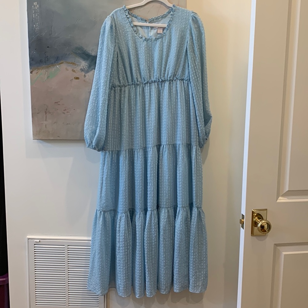 Rachel Parcell Blue Maxi Dress